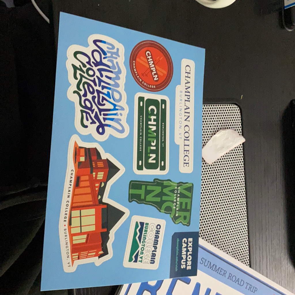 Champlain College Stickers